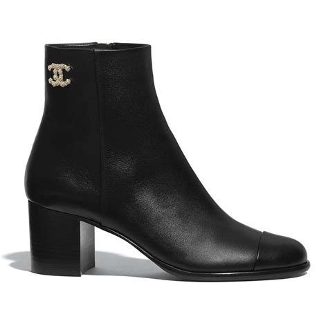 chanel 2021 boots|chanel black canvas heel boots.